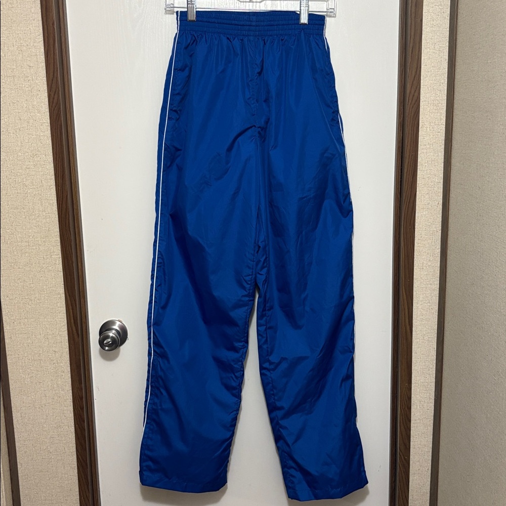 Augusta Sportswear Royal Blue Nylon Warm Up Track Pants Windbreaker Adult Small